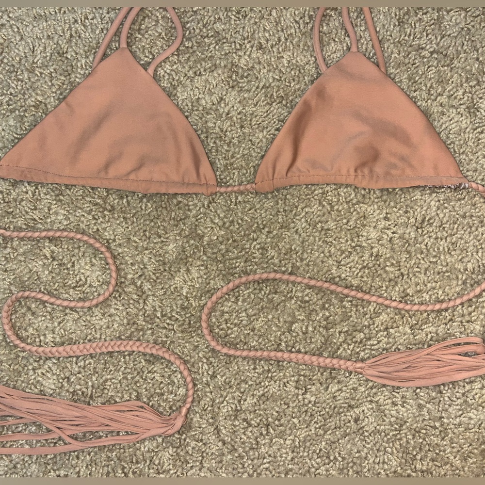 Acacia bikini top in the color Topless